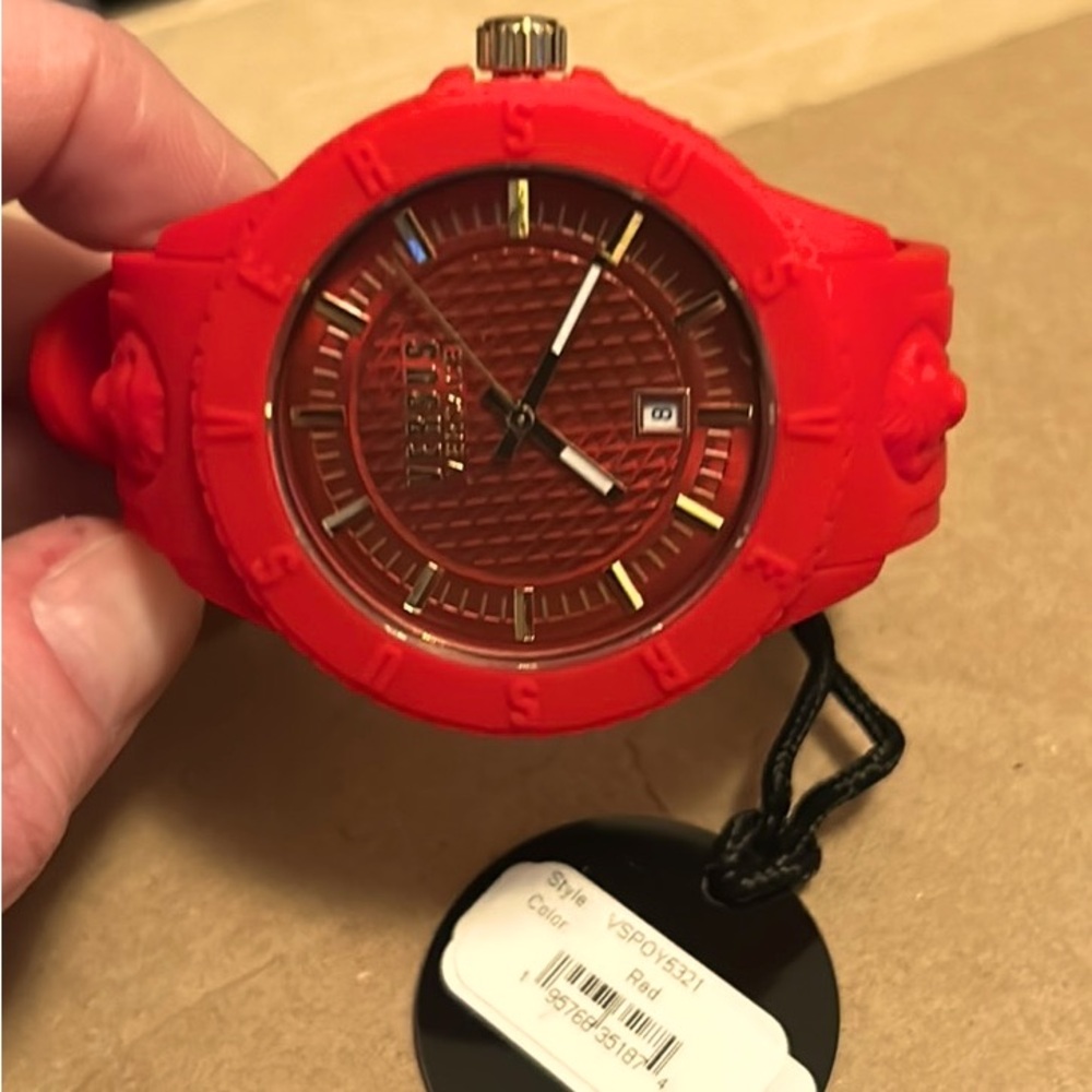 Versace Watch + COA and Silicone pouch